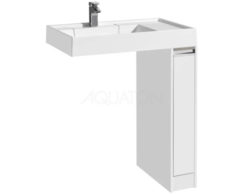 Тумба белый глянец 18 см Акватон Лондри 1A236101LH010