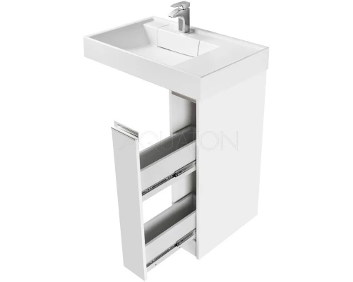 Тумба белый глянец 18 см Акватон Лондри 1A236101LH010