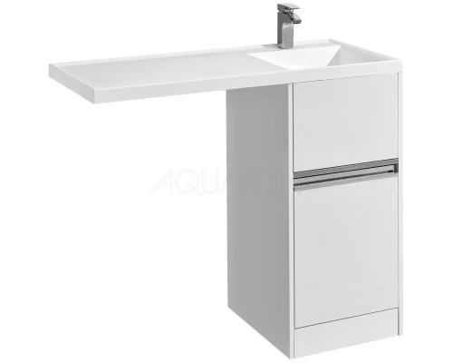 Тумба белый глянец 42 см Акватон Лондри 1A236001LH010