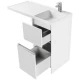 Тумба белый глянец 42 см Акватон Лондри 1A236001LH010