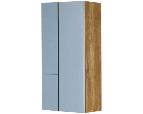 Шкаф двустворчатый подвесной 43x86,4 см дуб рустикальный/фьорд Акватон Мишель 1A243903MIX30