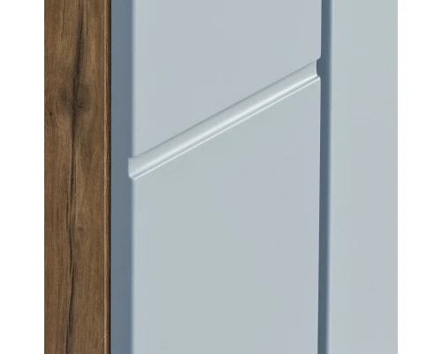 Шкаф двустворчатый подвесной 43x86,4 см дуб рустикальный/фьорд Акватон Мишель 1A243903MIX30