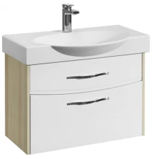 Тумба белый глянец/ясень коимбра 73 см Акватон Инфинити 1A192001IFSC0