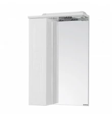 Зеркальный шкаф ПАНДА 50, левый, белый