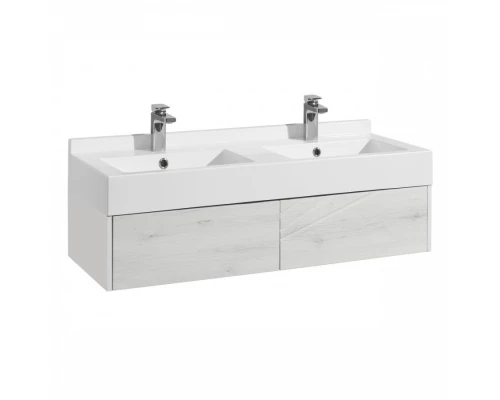 Тумба САКУРА 120, ольха наварра, бел. гл. (под раковину САКУРА 120)