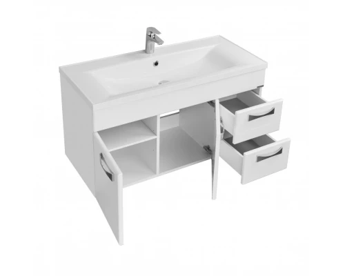 Тумба ДИОР 100, белая (под раковину АЙРИС 100, АЙРИС М 100, ПРЕМЬЕР М 100)