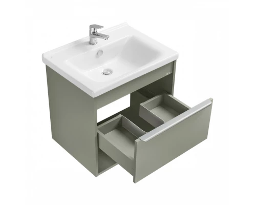 Тумба-умывальник ХОУП 60, 1 ящ., подвесная, хаки (под раковину МИРАНДА 60)
