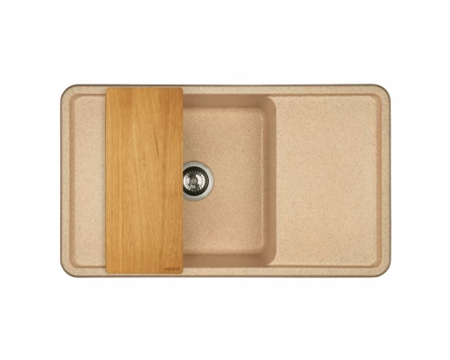 Мойка для кухни  Беллис 87 870x510x250 мм, прямоуг., песочный