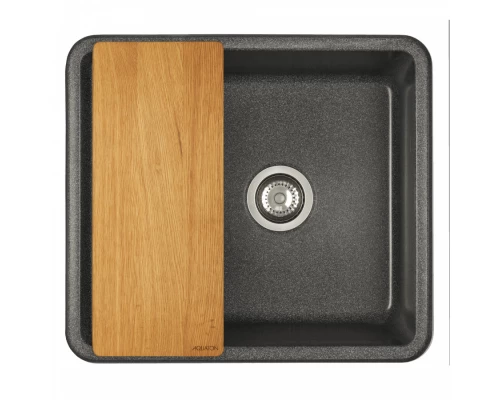 Мойка для кухни  Беллис 57 570x510x250 мм, прямоуг., графит