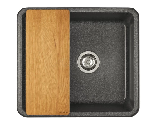 Кухонная мойка Акватон Беллис графит 1A724932BS210
