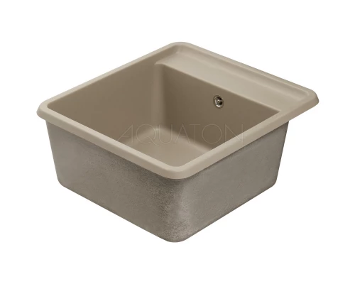 Кухонная мойка Акватон Беллис серый шелк 1A724932BS250