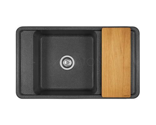 Кухонная мойка Акватон Беллис графит 1A724832BS210