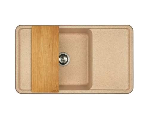 Кухонная мойка Акватон Беллис песочный 1A724832BS220