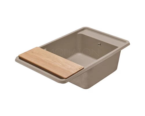 Кухонная мойка Акватон Беллис серый шелк 1A724832BS250