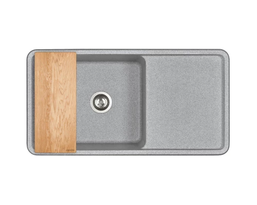 Кухонная мойка Акватон Беллис серый 1A725132BS230