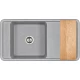 Кухонная мойка Акватон Беллис серый 1A725132BS230