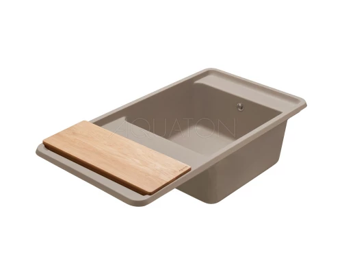 Кухонная мойка Акватон Беллис серый шелк 1A725132BS250