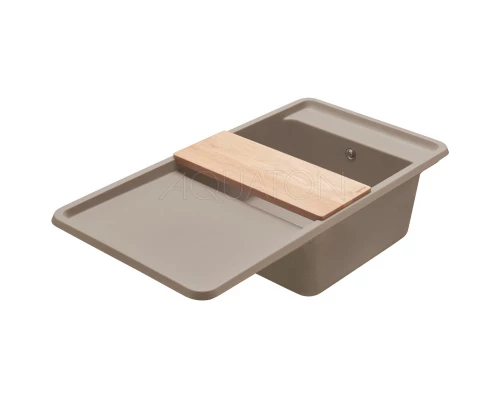 Кухонная мойка Акватон Беллис серый шелк 1A725132BS250