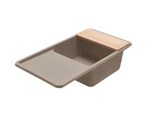 Кухонная мойка Акватон Беллис серый шелк 1A725132BS250