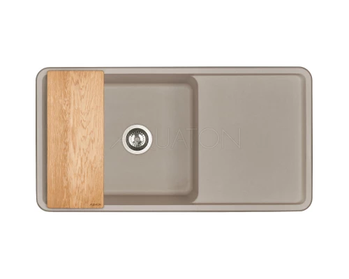 Кухонная мойка Акватон Беллис серый шелк 1A725132BS250