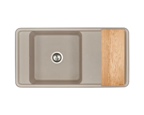 Кухонная мойка Акватон Беллис серый шелк 1A725132BS250