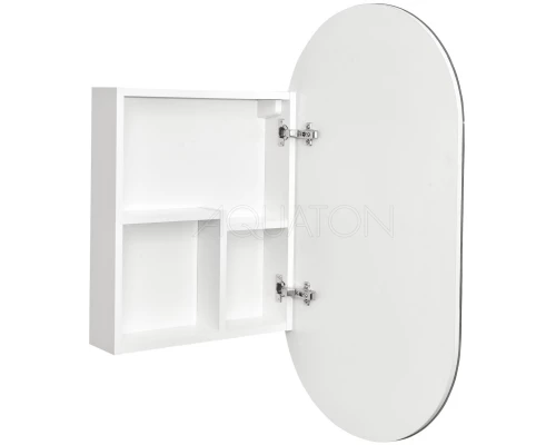 Зеркальный шкаф 50x90 см белый глянец R Акватон Оливия 1A254502OL010