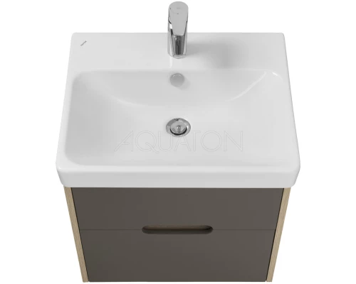 Тумба грей/дуб ойстер 53,2 см Акватон Оливия 1A254201OLUG0