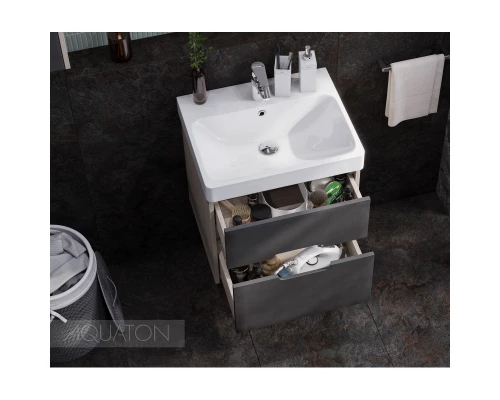 Тумба грей/дуб ойстер 53,2 см Акватон Оливия 1A254201OLUG0