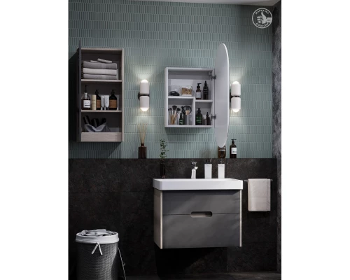 Тумба с раковиной грей/дуб ойстер 70,5 см Акватон Оливия 1A2543K0OLUG0