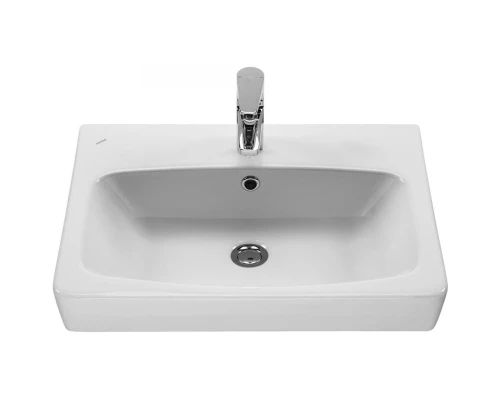 Тумба с раковиной дуб верона/белый глянец 55 см Акватон Кантри 1A2576K0AHB20