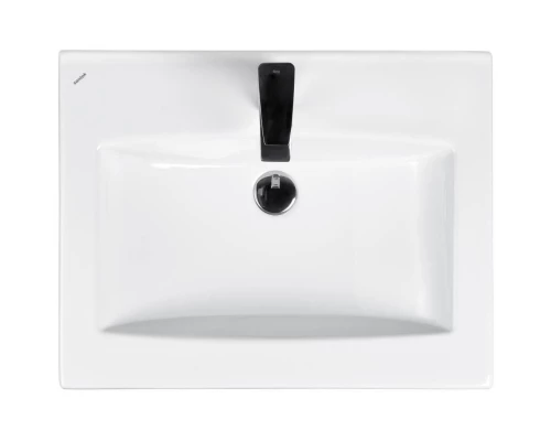 Тумба с раковиной графит софт/дуб веллингтон 60 см Акватон Сохо 1A2580K1AJA00