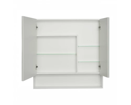 Зеркальный шкаф СКАНДИ 90, подвесной, белый