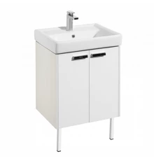 Тумба ЙОРК 60, белая, выбеленное дерево (под раковину ТИГОДА 60)