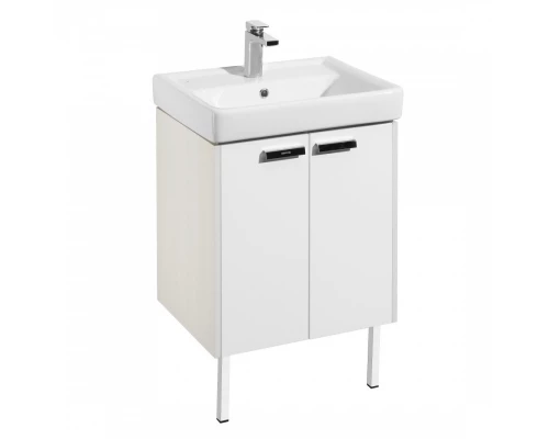 Тумба ЙОРК 60, белая, выбеленное дерево (под раковину ТИГОДА 60)