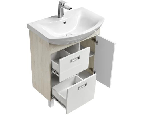 1A2087K1BAC20 Набор: 1A208701BAC20 Тумба-умывальник Бекка 70/ 1WH207776 Раковина Балтика 70