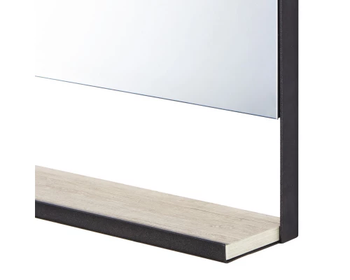 Зеркало 100x78,4 см дуб орегон/черный Акватон Лофт Урбан 1A248002LQX50