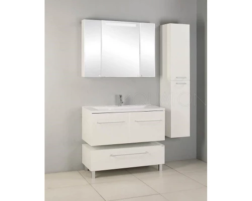 1A1280K4MA010 Набор: 1A128001MA010 Тумба-умывальник Мадрид 100 М 2 ящика / 1A723031AG010 Раковина Айрис 100