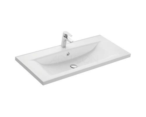 1A1280K4MA010 Набор: 1A128001MA010 Тумба-умывальник Мадрид 100 М 2 ящика / 1A723031AG010 Раковина Айрис 100