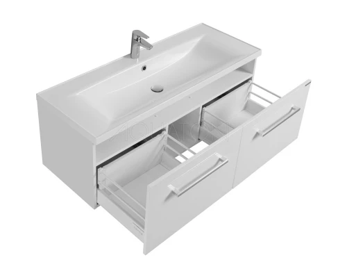 1A1703K2MA010 Набор: 1A170301MA010 Тумба-умывальник Мадрид 120 М 2 ящика / 1A729631AG010 Раковина Айрис 120