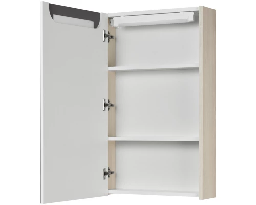 Зеркальный шкаф Aquaton Верди PRO 50 белый, ясень фабрик 1A195802VDAV0