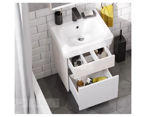 Тумба белый глянец/ясень фабрик 44,5 см Акватон Верди 1A195901VDAV0