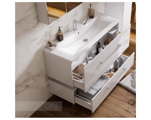 1A1687K2MA010 Набор: 1A168701MA010 Тумба-умывальник Мадрид 120 М / 1A729631AG010 Раковина Айрис 120