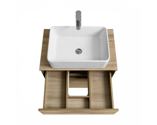 Тумба ЛИБЕРТИ 60, 2 ящ., подвесная, дуб эльвезия (под раковину ЭЛИНА 60, MILA 35, MILA 40, ОДРИ 42)