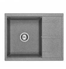 Мойка для кухни  Делия 65 650x516x218 мм, прямоуг. с крылом, серый