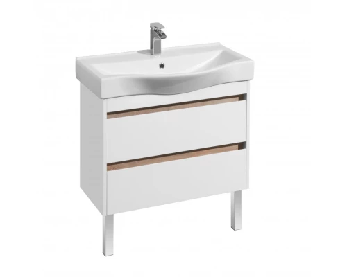 Тумба НОРТОН 80, белая (под раковину БЕВЕРЛИ 80)