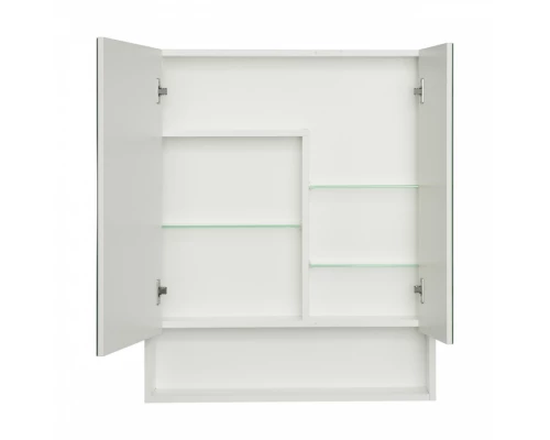 Зеркальный шкаф СКАНДИ 70, подвесной, белый