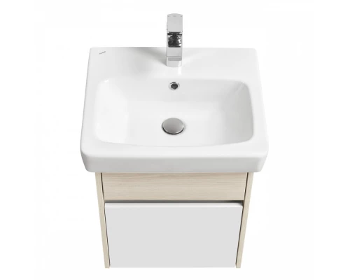 Тумба ВЕРДИ 50, белая, ясень фабрик (под раковину НЕО 50)