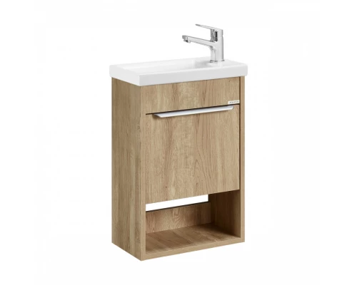 Тумба-умывальник ХОУП 40, 1 дв., подвесная, орех (под раковину МИРАНДА 40)