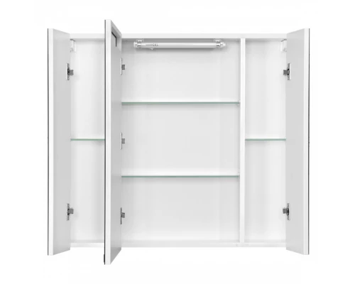 Зеркальный шкаф МАДРИД 80 М со светильником.