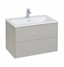 Тумба СОХО 75, слэйт, галька серая (под раковину ЭЛИНА 75)